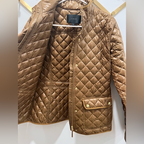 J. Crew Jackets & Coats Jcrew Shiny Quilted Downtown Field Jacket